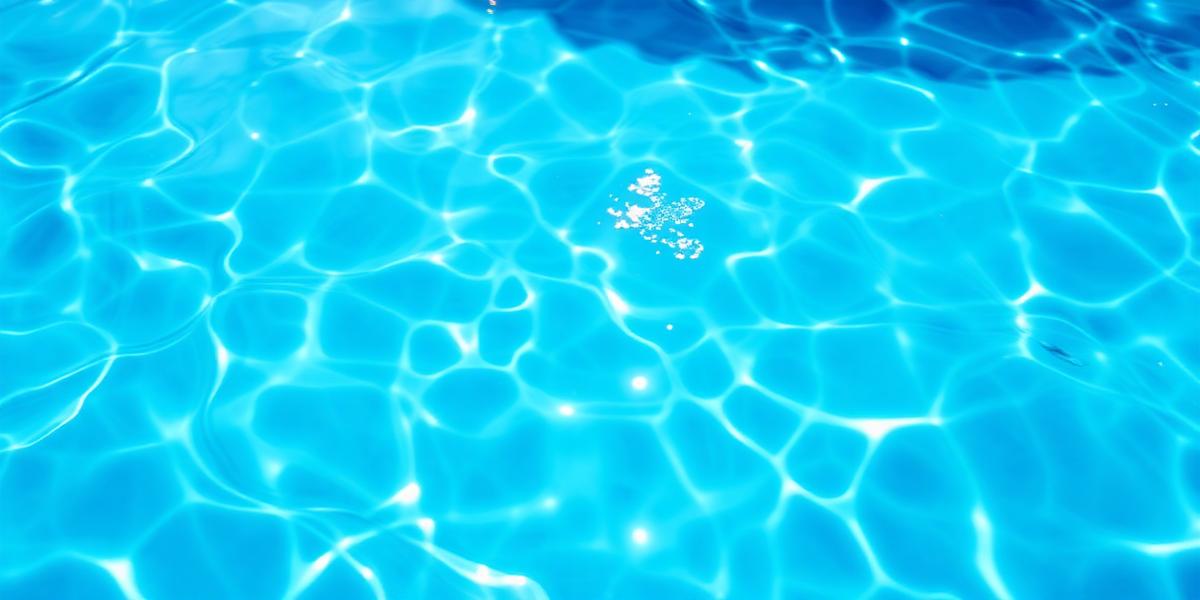 Sunlight on pool water